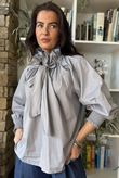 Paloma Poet Blouse Cloud Grey